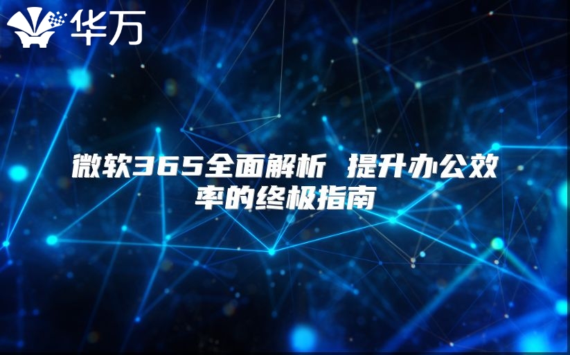 微软365全面解析 提升办公效率的终极指南